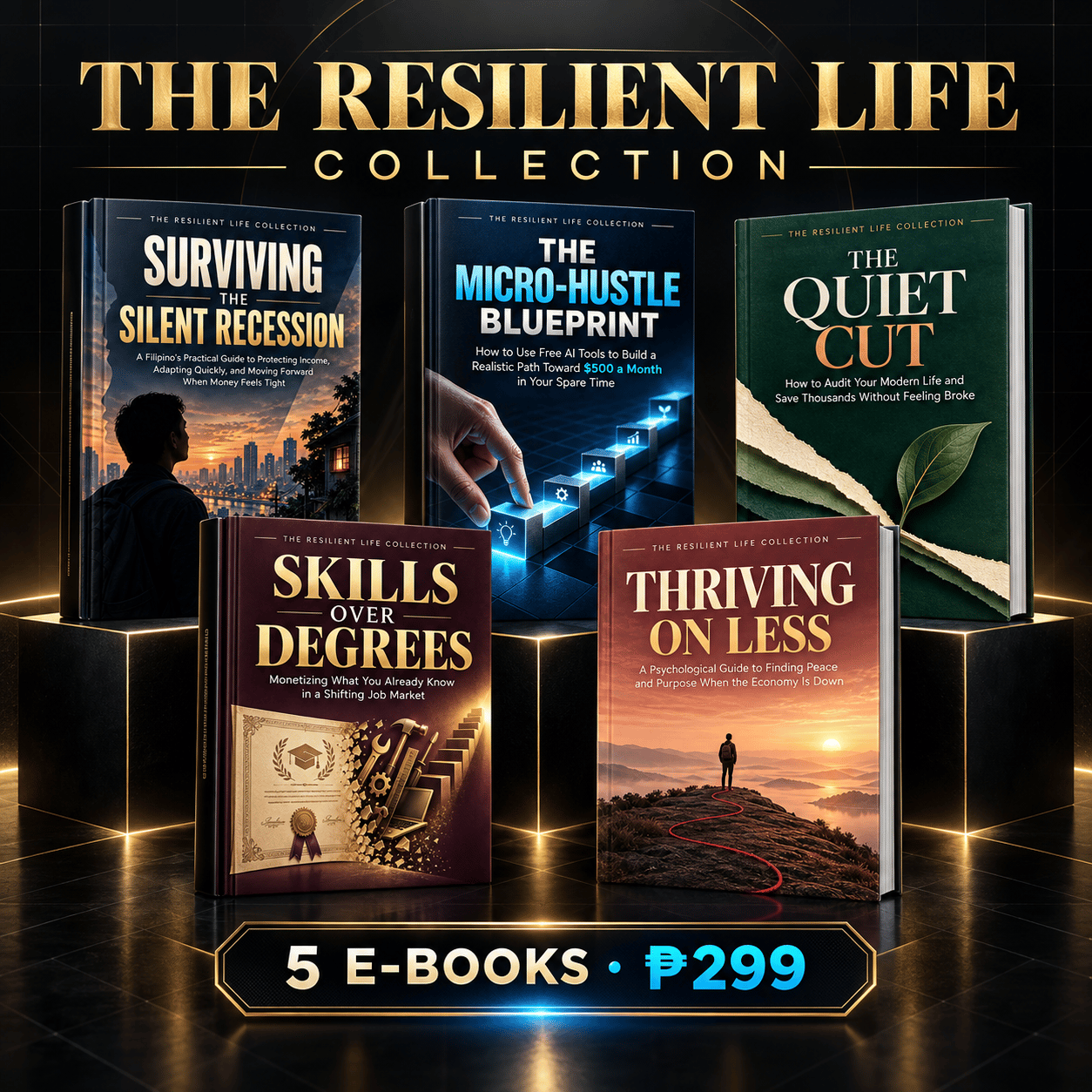 The Resilient Life Collection, five e-books for ₱299