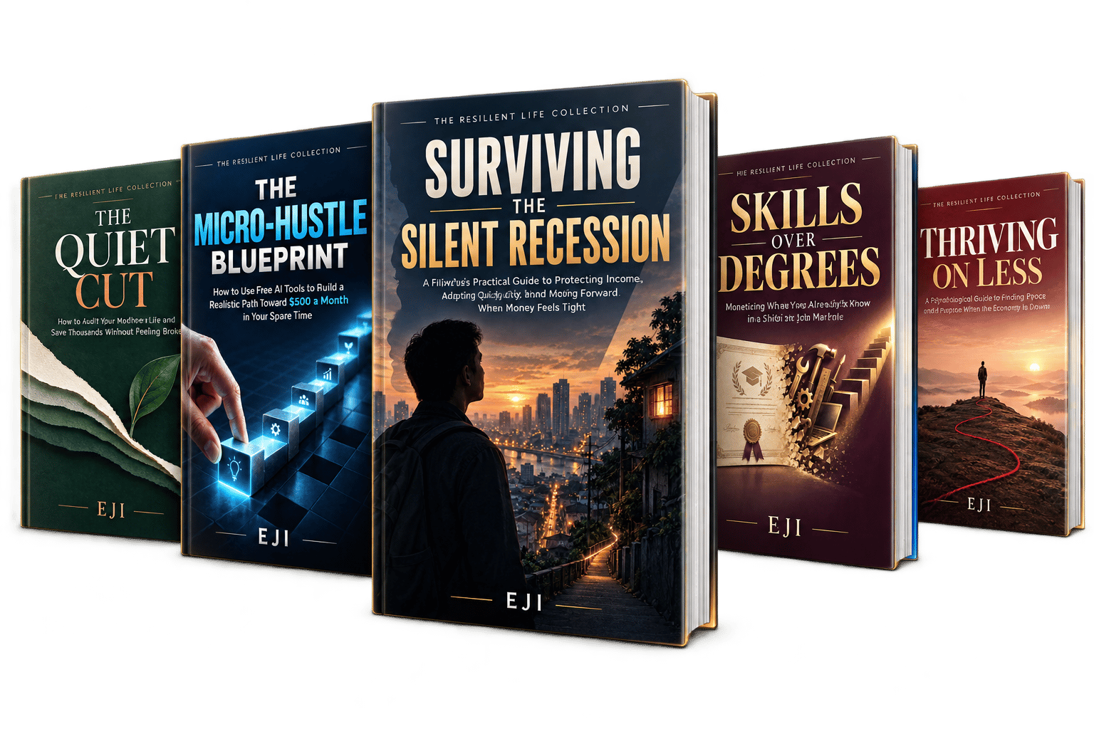 The Resilient Life Collection five-book digital bundle by EJI